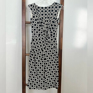 Lauren Ralph‎ Lauren knee length geometric dress Size 2 bodycon
